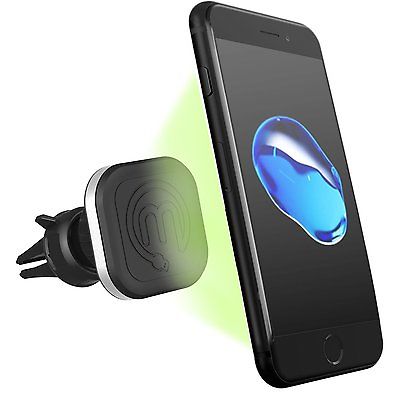 Mengo Aluma Phone Car Mount - Aluminum Magnetic Air Vent Car Holder/Cradle with